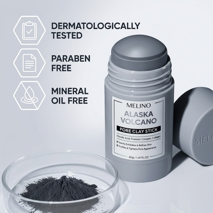 MELINO Clay Stick 2PCS Combo – Mugwort Clarifying / Volcano Detox