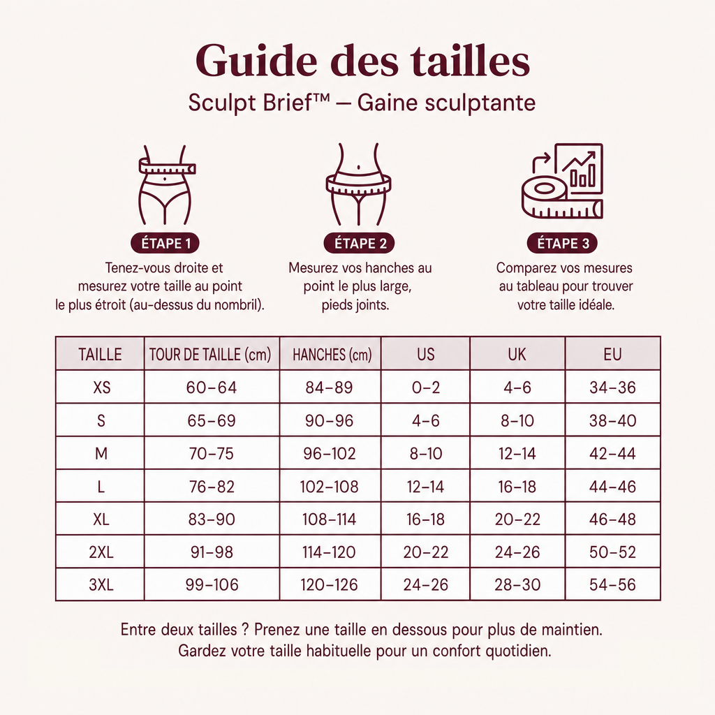 Culotte Gainante Taille Haute