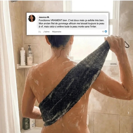 Gant de toilette exfoliant japonais