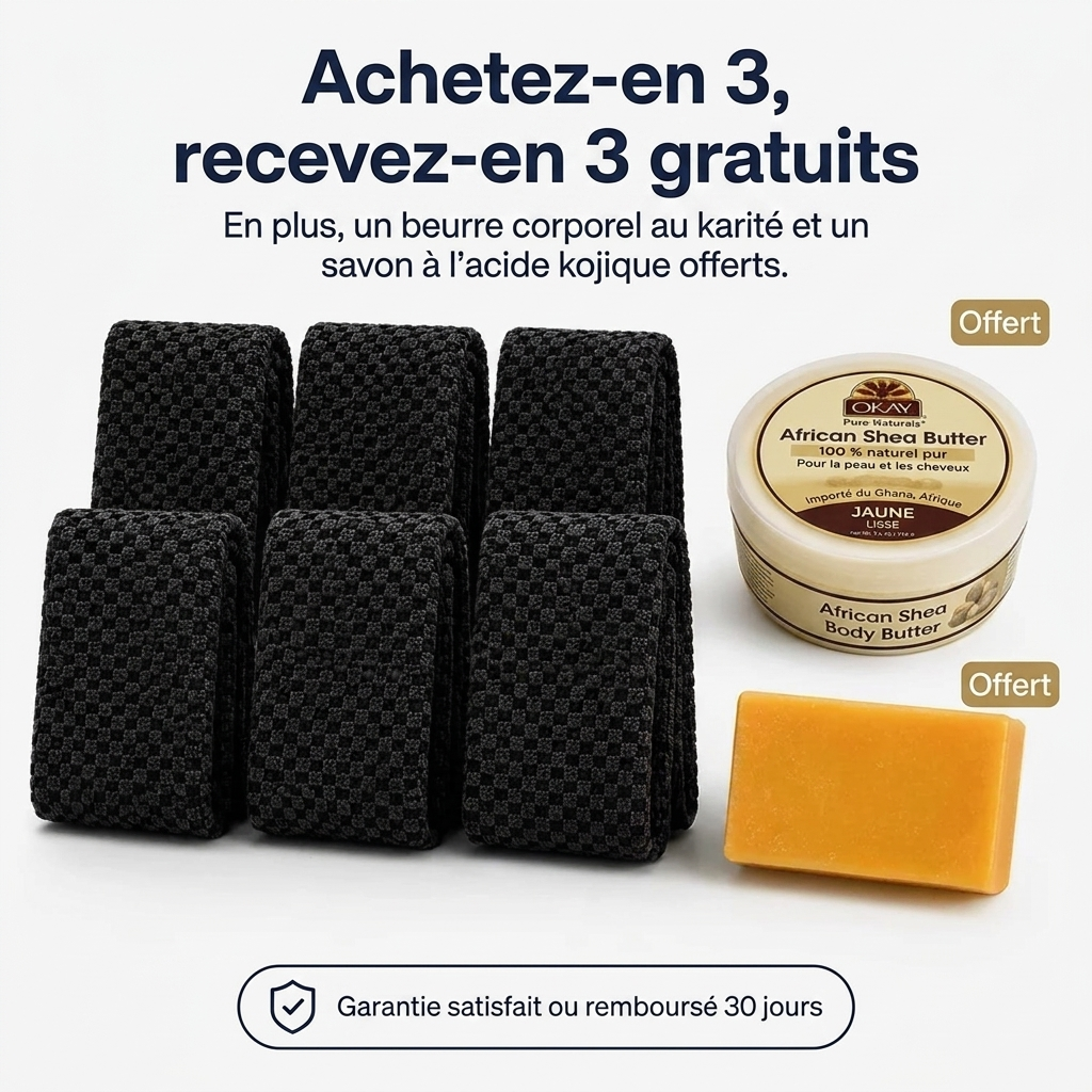 Gant de toilette exfoliant japonais