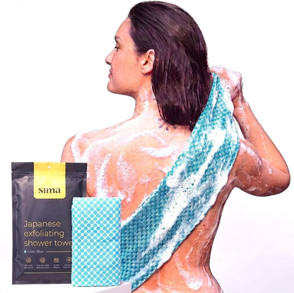 Gant de toilette exfoliant japonais